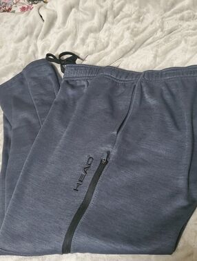 HEAD Men's Navy Blue Athletic Joggers